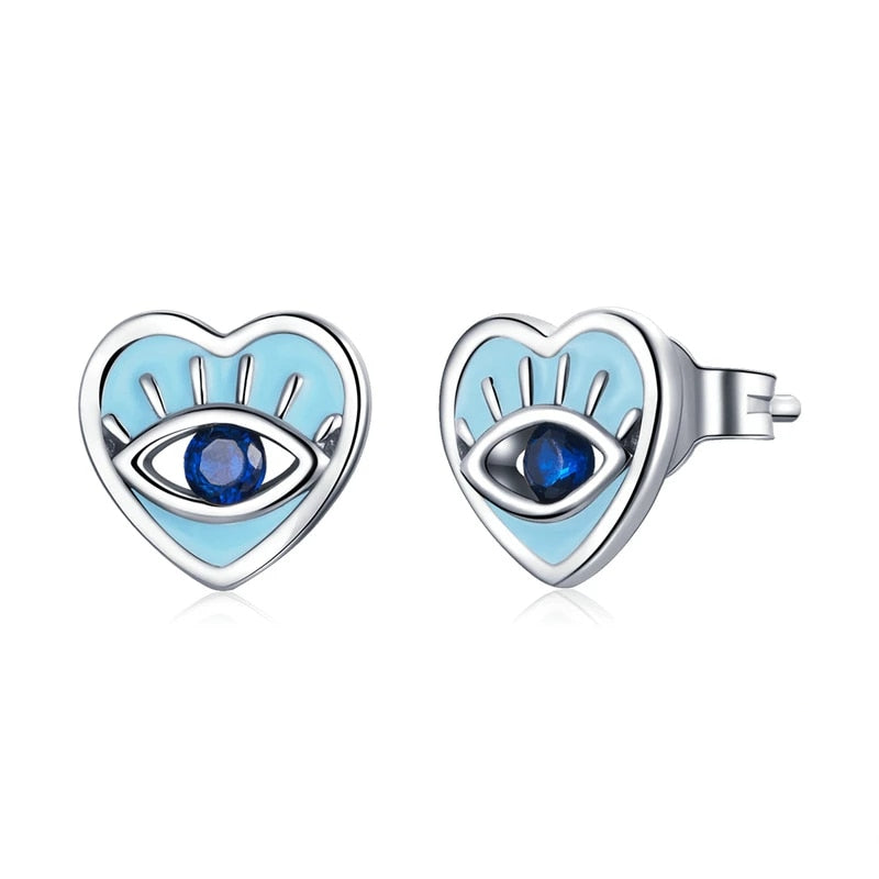 Boucles d'Oreilles Yeux Protecteurs