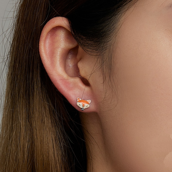 Boucles d'Oreilles Renards - Image 2