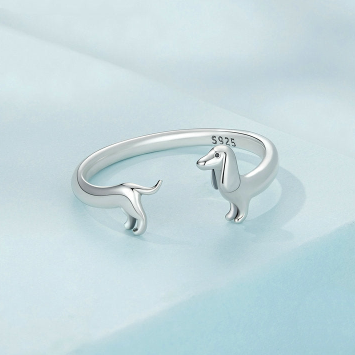 Bague Chien Teckel - Photo 3