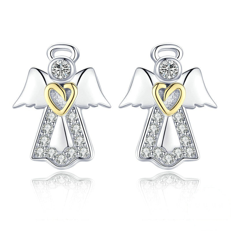 Boucles d'oreilles Ange Gardien