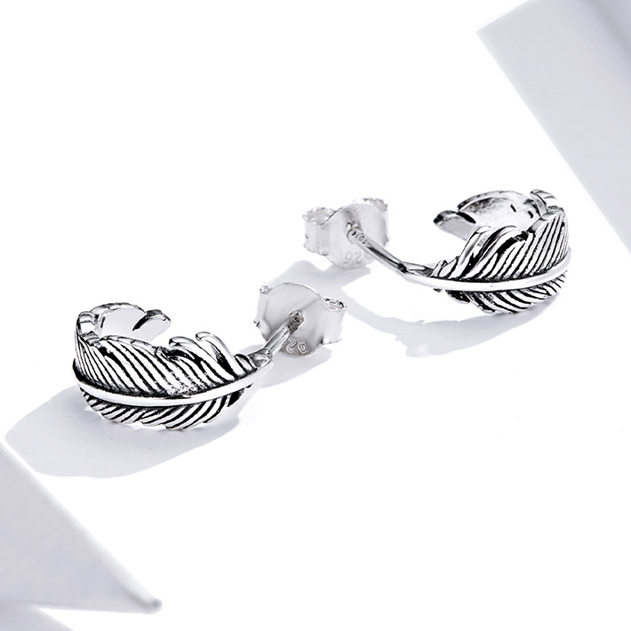 Boucles d'Oreilles Plumes - Image 4