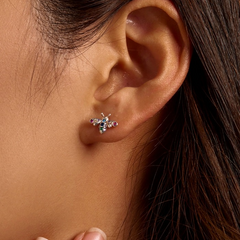 Boucles d'Oreilles Abeilles Brillantes - Image 2