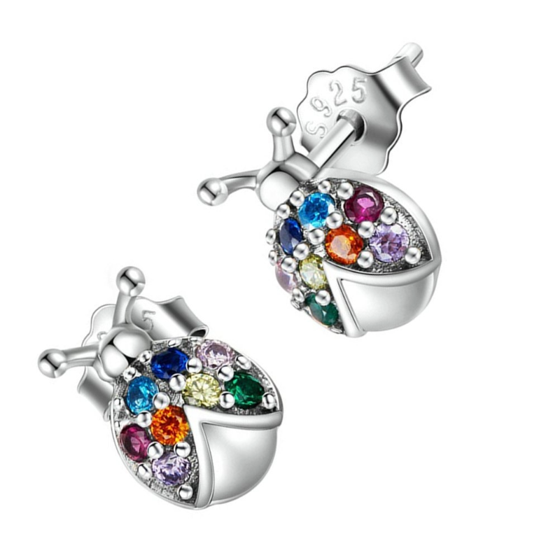 Boucles d'Oreilles Coccinelles - Image 3