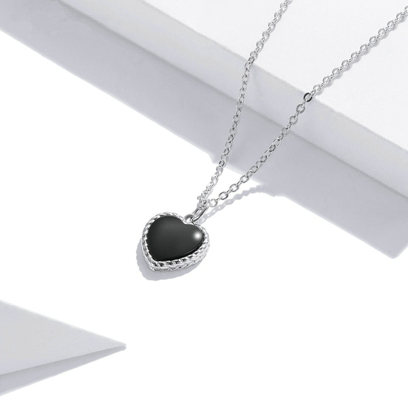 Collier Coeur Noir - Image 3