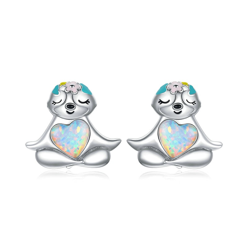 Boucles d'Oreilles Paresseux