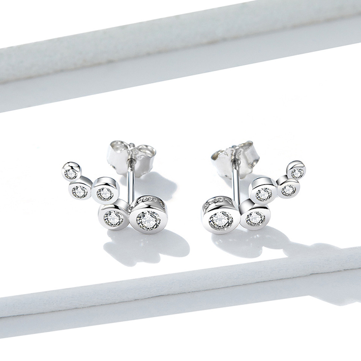 Boucles d'Oreilles Petites Bulles - Image 3