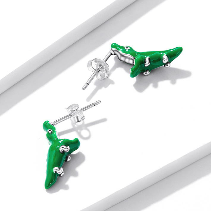 Boucles d'Oreilles Crocodiles - Image 5
