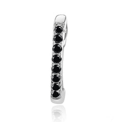 Boucles d'Oreilles Créoles Brillants - Image 3