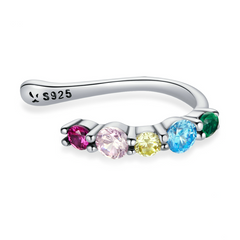 Bague d'Oreilles Arc-en-ciel