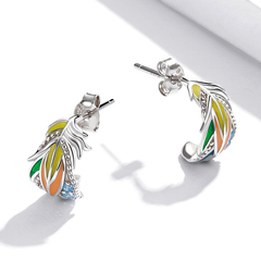 Boucles d'Oreilles Plumes - Image 3