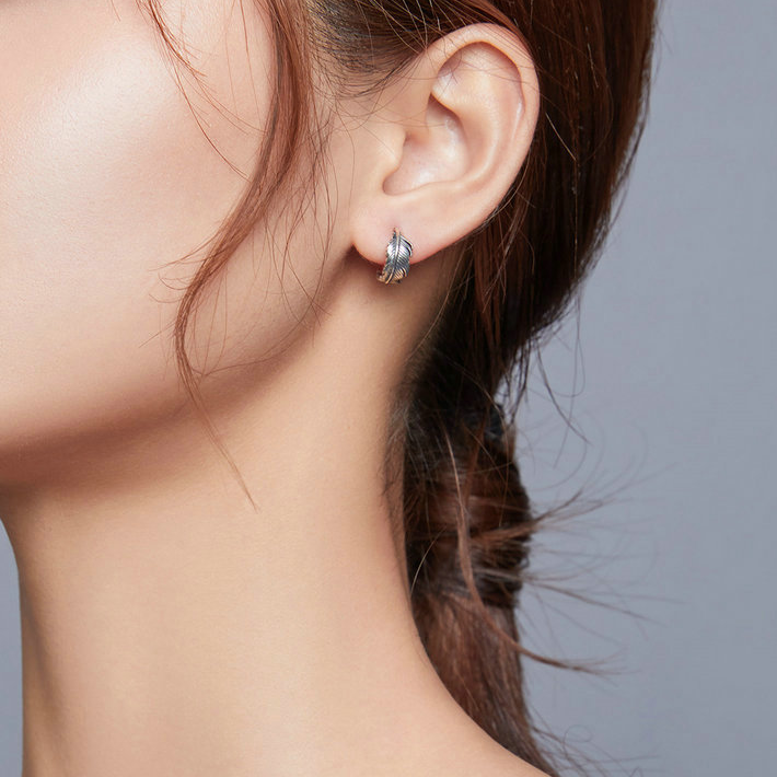 Boucles d'Oreilles Plumes - Image 2