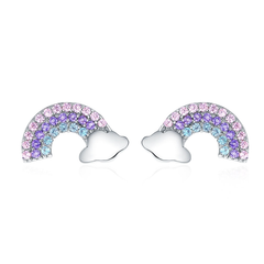 Boucles d'Oreilles Arcs en Ciel