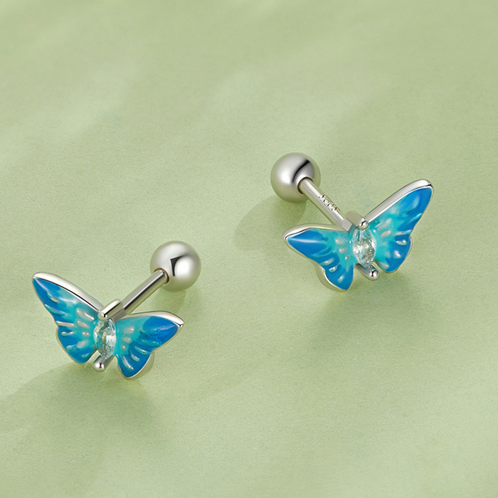 Boucles d'Oreilles Papillons - Image 5