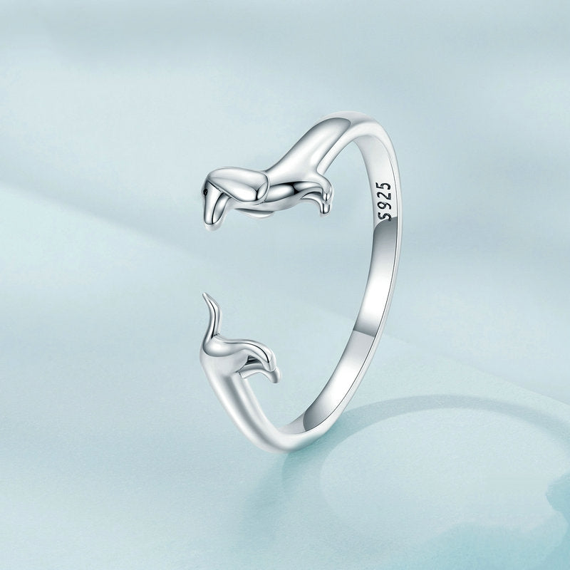 Bague Chien Teckel - Photo 3
