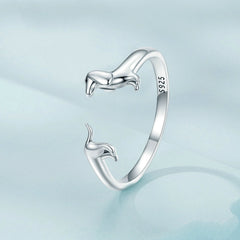 Bague Chien Teckel - Photo 3