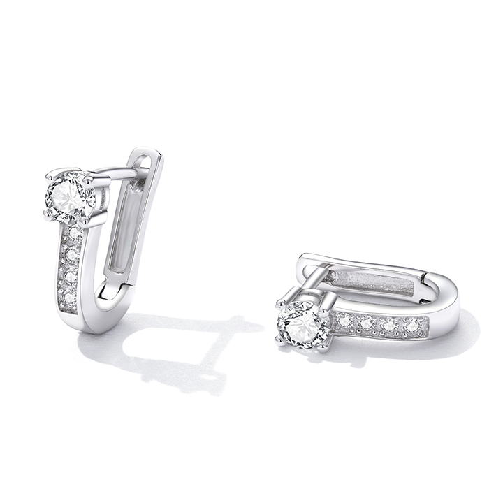Boucles d'Oreilles Créoles Brillants