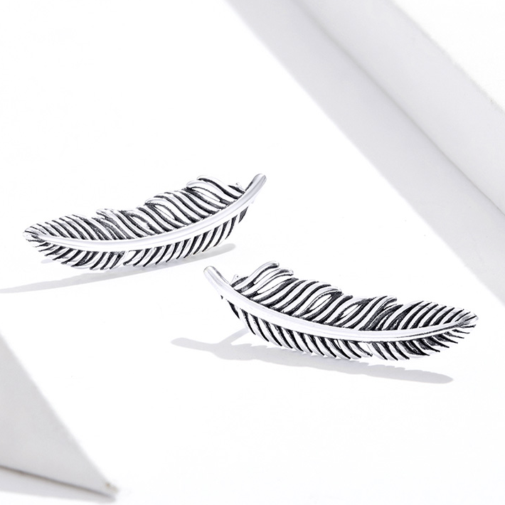 Boucles d'Oreilles Plumes - Image 4