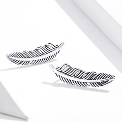 Boucles d'Oreilles Plumes - Image 4