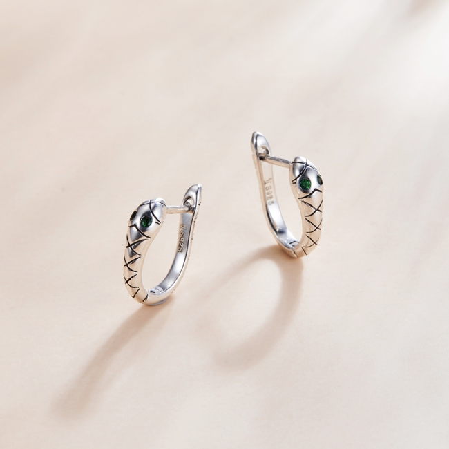 Boucles d'Oreilles Serpent - Image 3