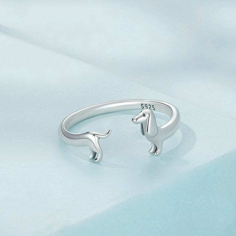 Bague Chien Teckel - Photo 4