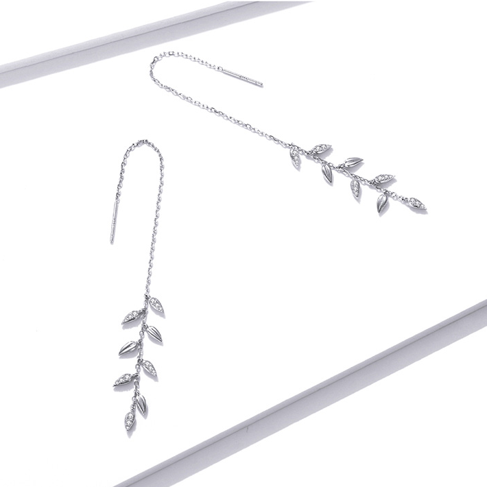 Chaînes d'Oreilles Feuilles Brillantes - Image 4