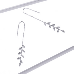 Chaînes d'Oreilles Feuilles Brillantes - Image 4