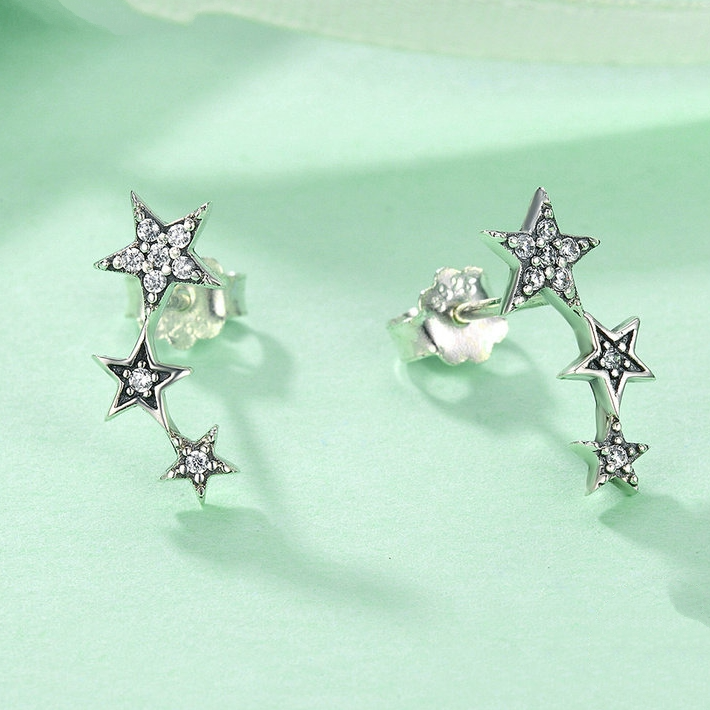 Boucles d'Oreilles Étoiles - Image 4