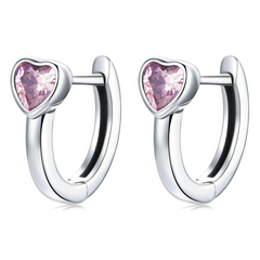 Boucles d'Oreilles Créoles Coeurs