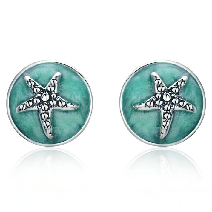 Boucles d'Oreilles Étoile de Mer