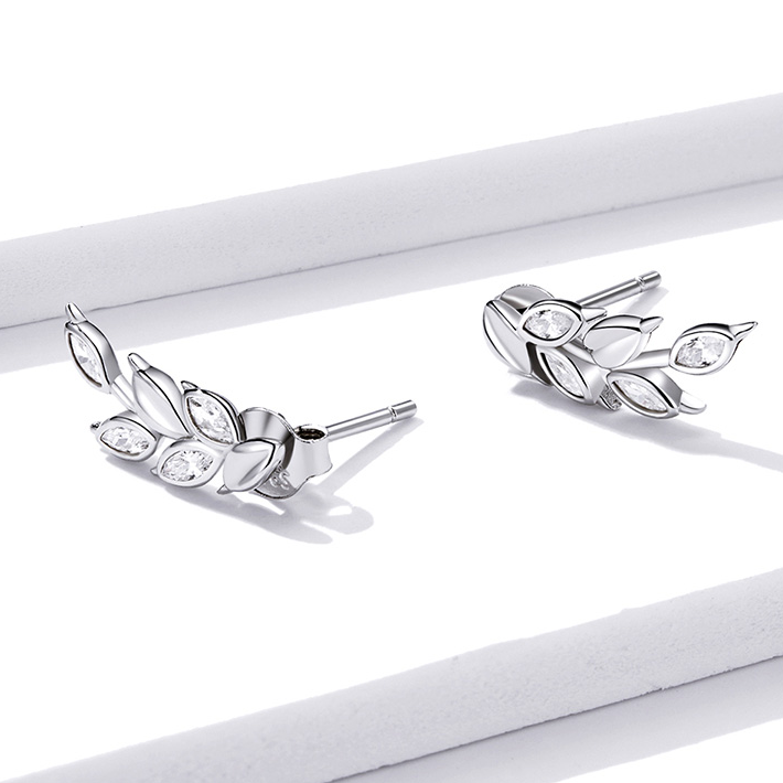 Boucles d'Oreilles Feuilles - Image 5