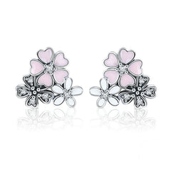Boucles d'Oreilles Fleurs