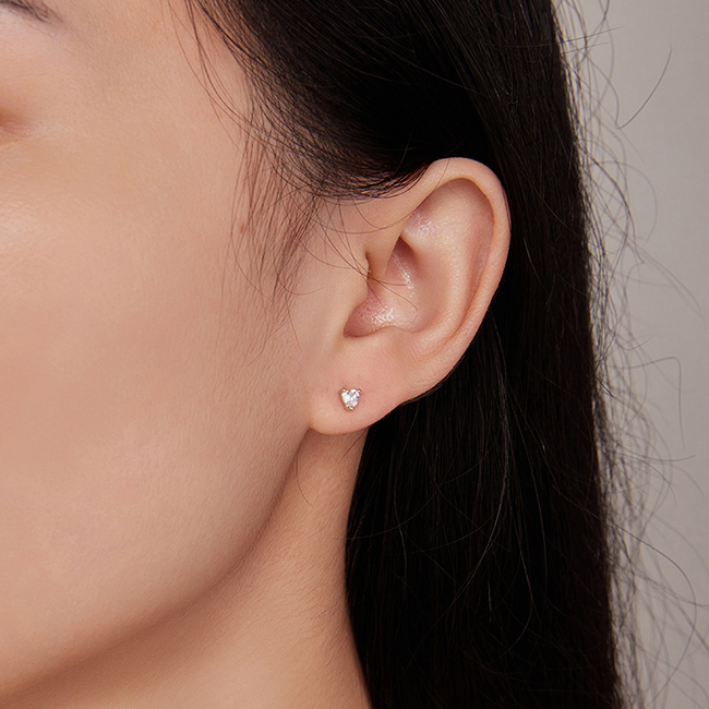 Boucles d'Oreilles Coeurs - Image 2