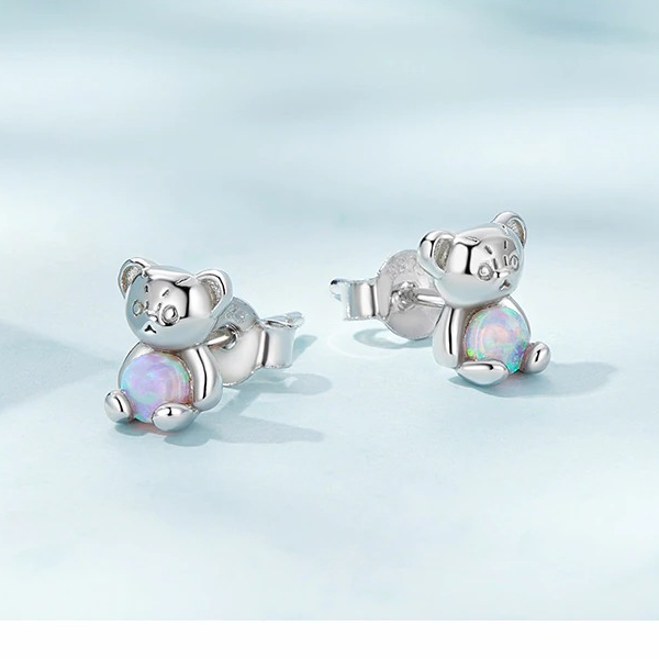Boucles d'Oreilles Ourson - Image 3