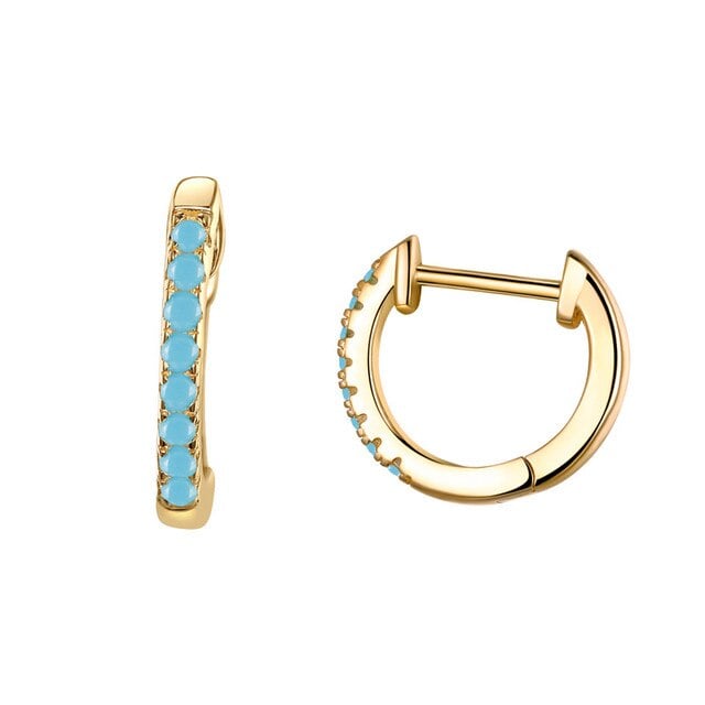 Boucles d'Oreilles Créoles Brillants