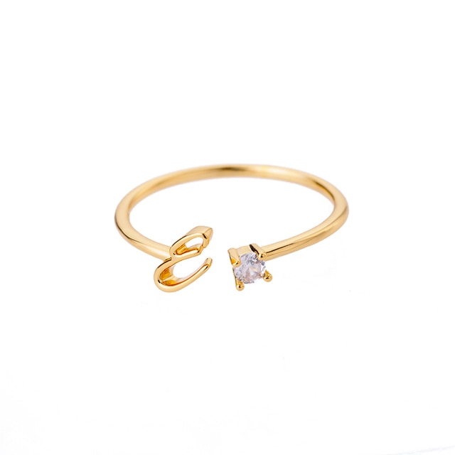 Bague Pattes en argent 925 plaqué or blanc ajustable