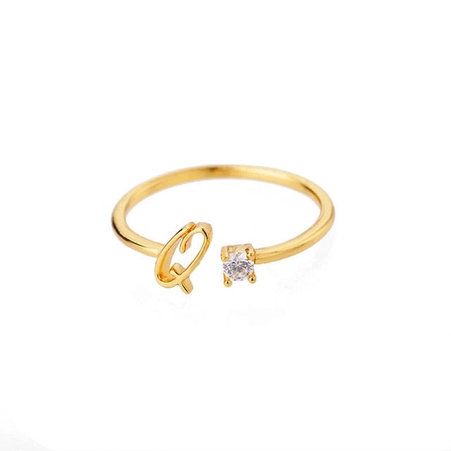 Bague Paon en argent 925 plaqué or blanc ajustable