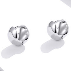 Bijoux d'oreilles boules argent