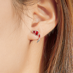 Boucles d'oreilles carpes koï
