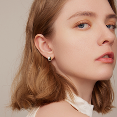Bijoux d'oreilles boules argent