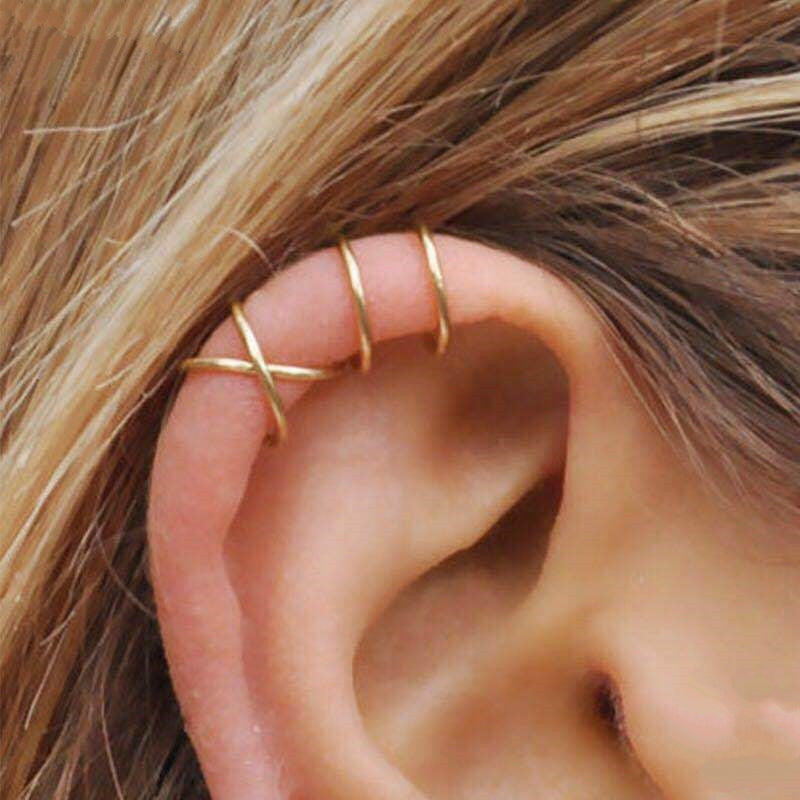 Set de faux piercings d'oreille
