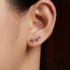 Bijoux d'oreilles étoiles grimpantes