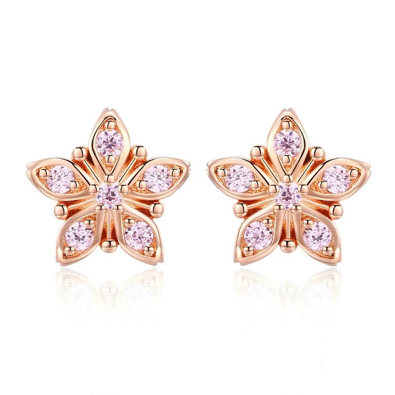 Petites boucles d'oreilles fleurs