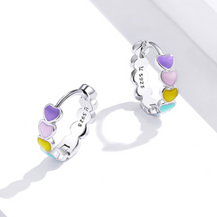 Bijoux d'oreilles cœurs