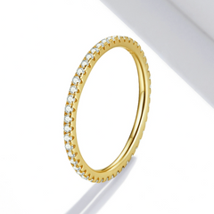 Bague tour complet or