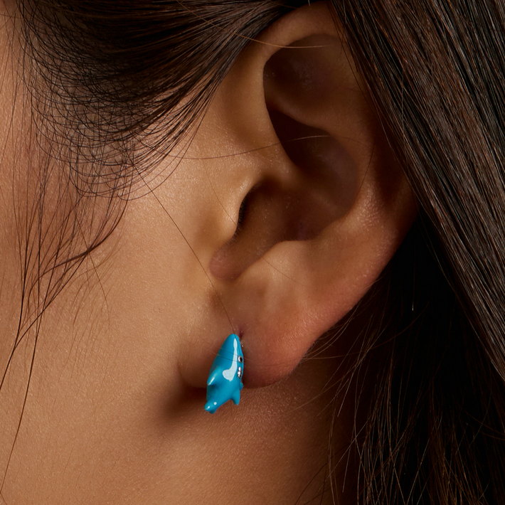 Boucles requins bleus
