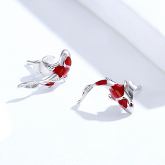 Boucles d'oreilles carpes koï