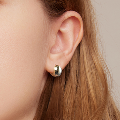 Bijoux d'oreilles boules argent