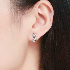 Clous d'oreilles renards argent 925