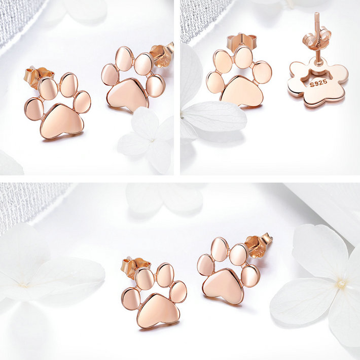 Pattes roses boucles