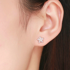 Petites boucles d'oreilles fleurs